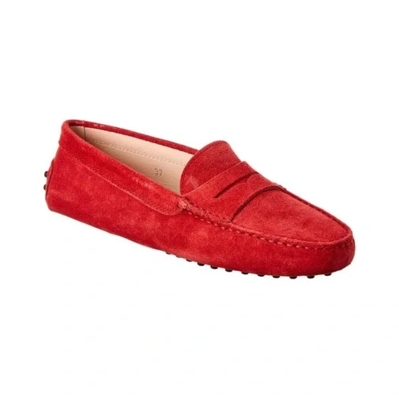 NWOB Tod’s Gommino Suede Driving Shoe Sz 6.5 - Picture 2 of 9